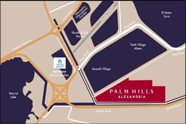 كمبوند بالم هيلز اسكندرية Palm hills alexandria 1