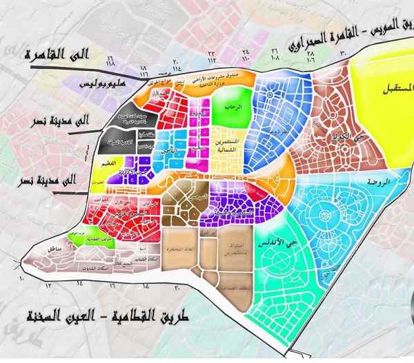 موقع التجمع الخامس القاهرة الجديدة