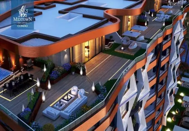 كمبوند ميدتاون كوندو العاصمة الادارية midtown condo new capital