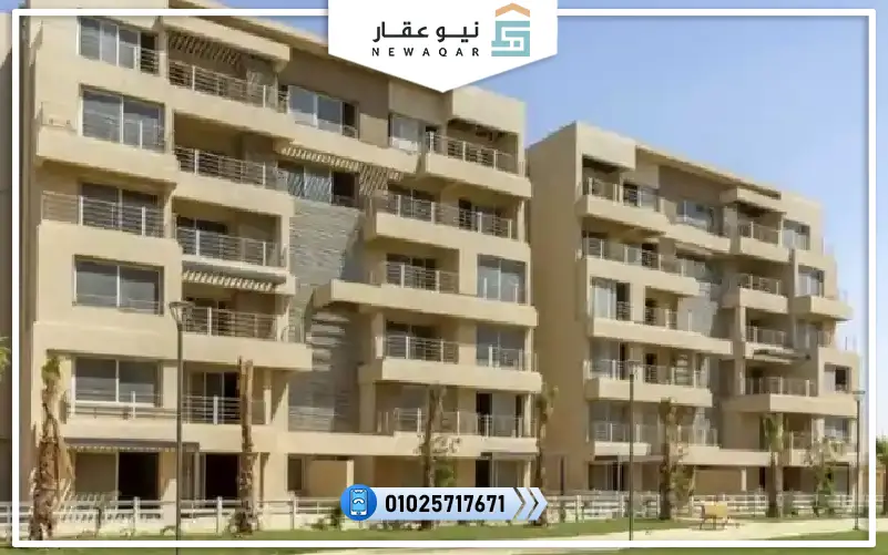 شقة استلام فوري للبيع 164م في كابيتال جاردينز مدينه المستقبل