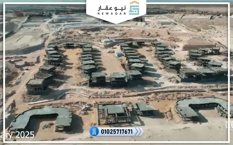 شالية للبيع101متر بفيو لاجون مباشرة