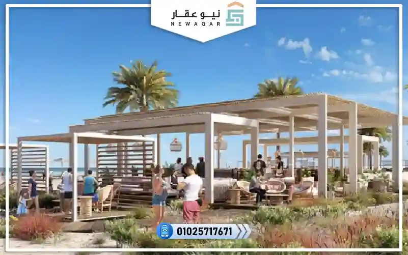فيلا للبيع 302م قرية سيلفر ساندس الساحل الشمالي صف اول بحر