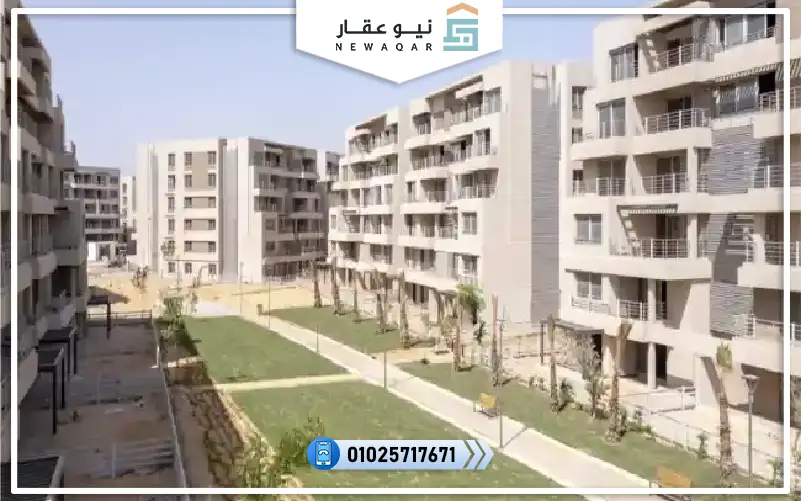 شقة 168م للبيع كمبوند كابيتال جاردنز نيو كايرو بالم هيلز