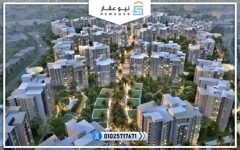 شقة فندقية 139م للبيع في الشيخ زايد في زيد بارك بمقدم 5%