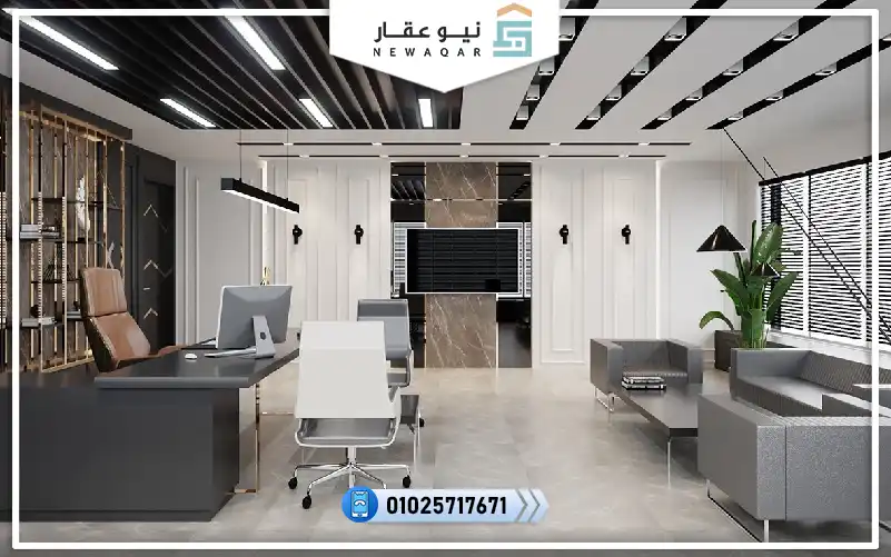 مكتب اداري للبيع 183 متر مول ميدلين التجمع الخامس