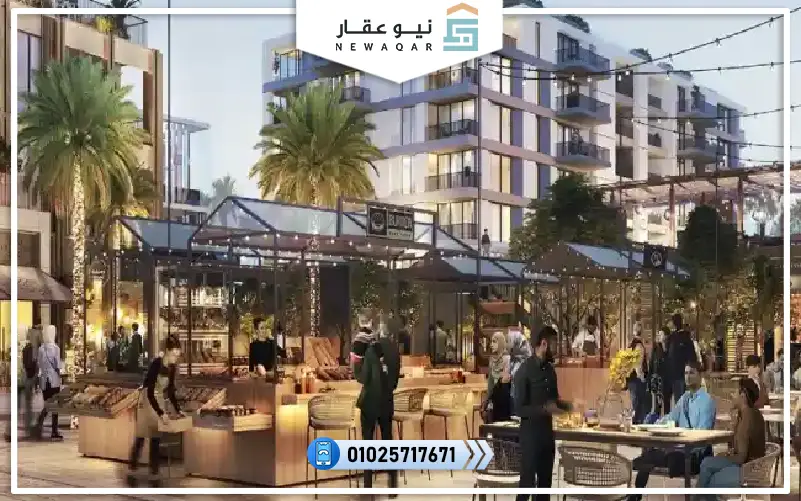 شقة153م للبيع كمبوند كايرو جيت الشيخ زايد