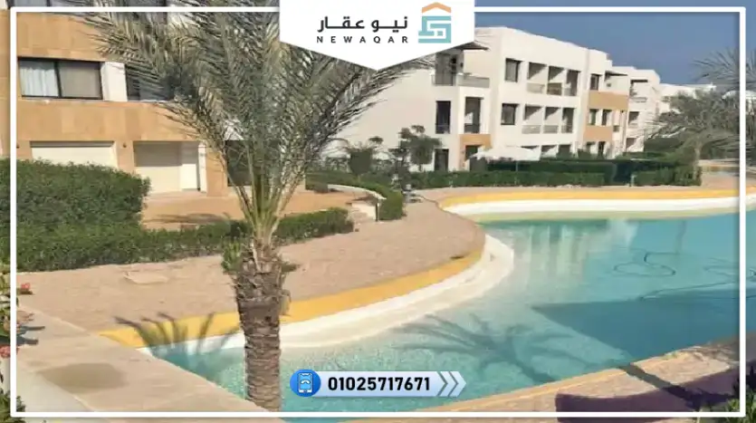 شاليه 72م للبيع بفيو لاجون مباشرة