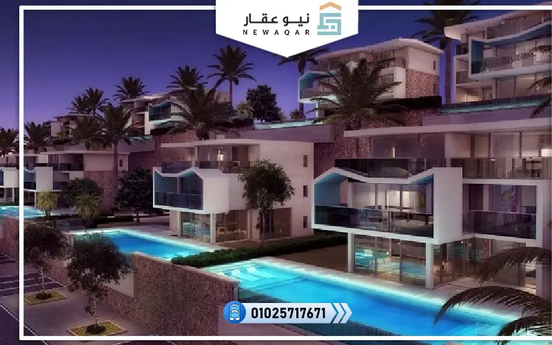 فيلا 280م للبيع قرية المونت جلالة العين السخنة