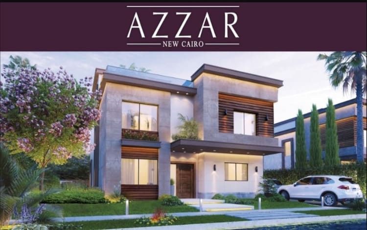 للبيع توين هاوس4b,300mكمبوند AZZAR التجمع الخامس باقل مقدم