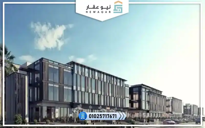 محل للبيع في ستريب مول العاصمه الاداريه الجديده 22 متر