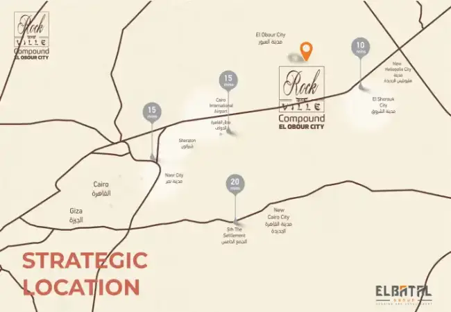 موقع كمبوند روك فيل العبور