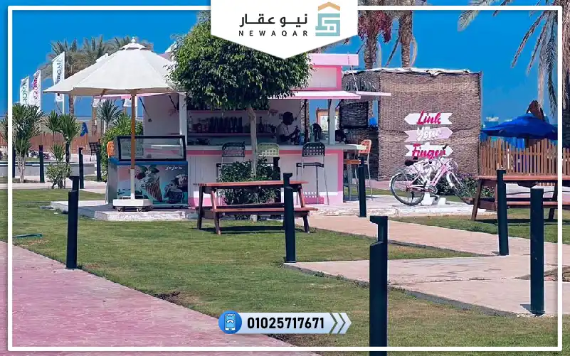 شاليه 155م للبيع 3 غرف اروما السخنة