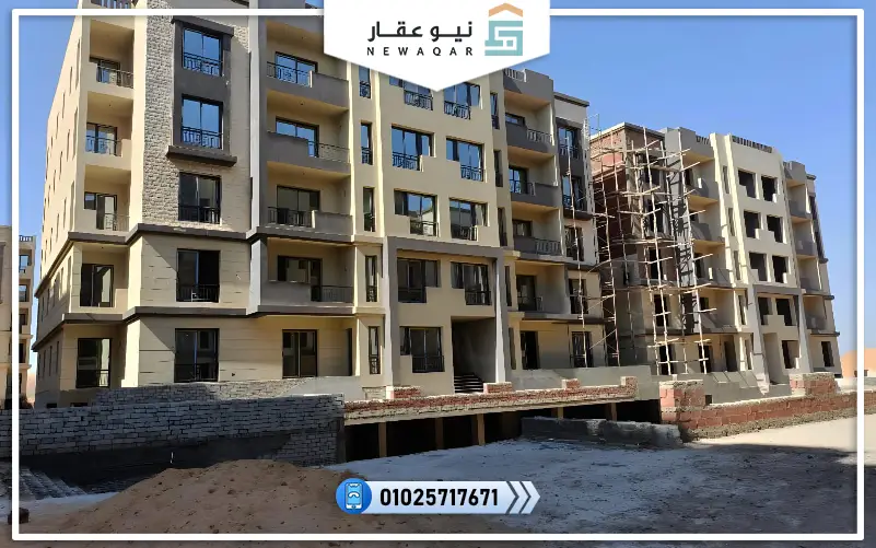 شقة للبيع140م 15م جاردن كمبوند ألكا التجمع السادس