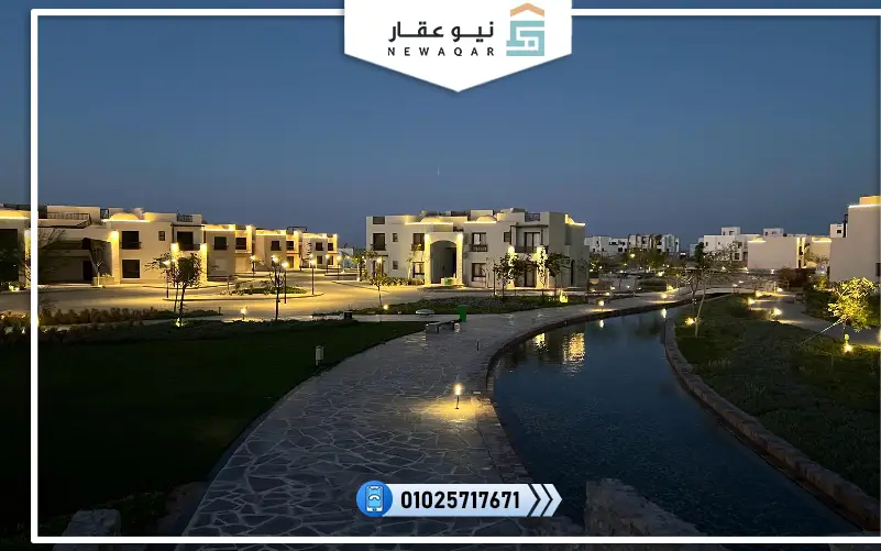 شاليه للبيع 125م بحديقة 58م قرية مكادي هايتس الغردقةHurghada