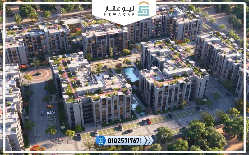 شقة للبيع 159م كمبوند أورلا القاهرة الجديدة