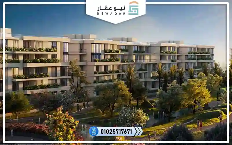 شقة للبيع 155م بلو تري القاهرة الجديدة BLUE TREE NEW CAIRO