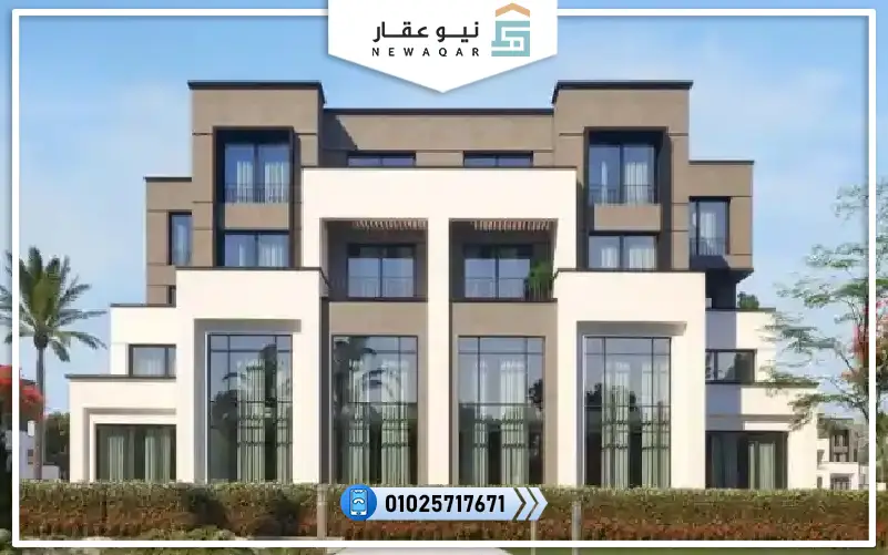 شقة للبيع167م تاج سيتي Taj city كلوب سايد