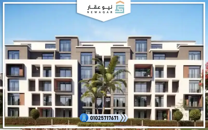 شقة للبيع239م بجاردن58م كمبوند تاج سيتي club side