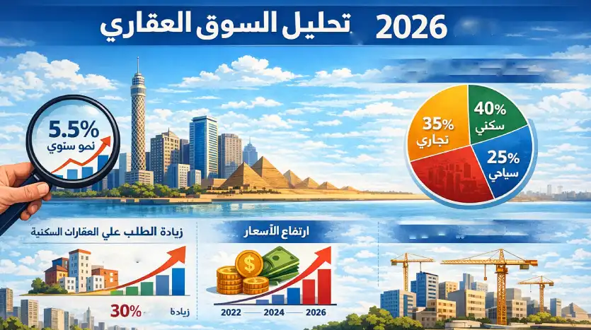 تحليل سوق العقارات في مصر 2026