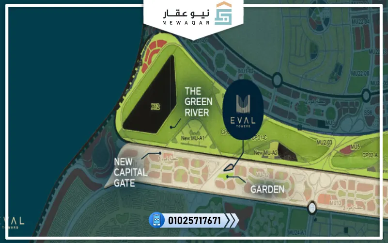 موقع ايفال تاورز العاصمة الادارية الجديدة Eval Towers New Capital 