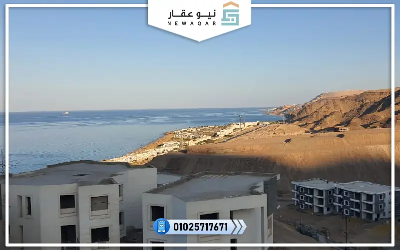 شاليه لقطه استلام فوري 98م للبيع في السخنه هيلز 10مقدم