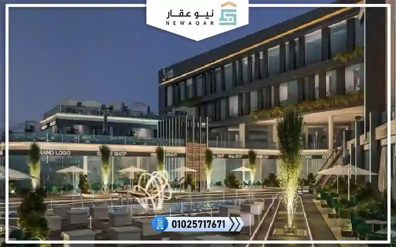 مكتب اداري للبيع مساحه 25م مول بلوم الشروق المطورين المصريين