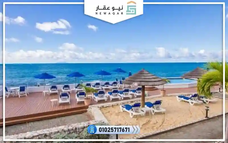 شاليه استلام فوري 150م للبيع في لافيستا 6العين السخنه مقدم35%