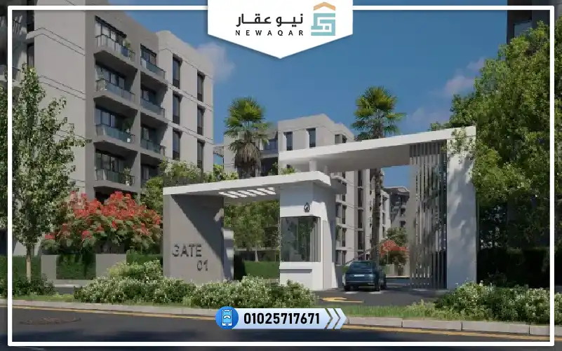 شقة لقطه للبيع 160م كمبوند ريفيل مدينة العبور فيو لاندسكيب