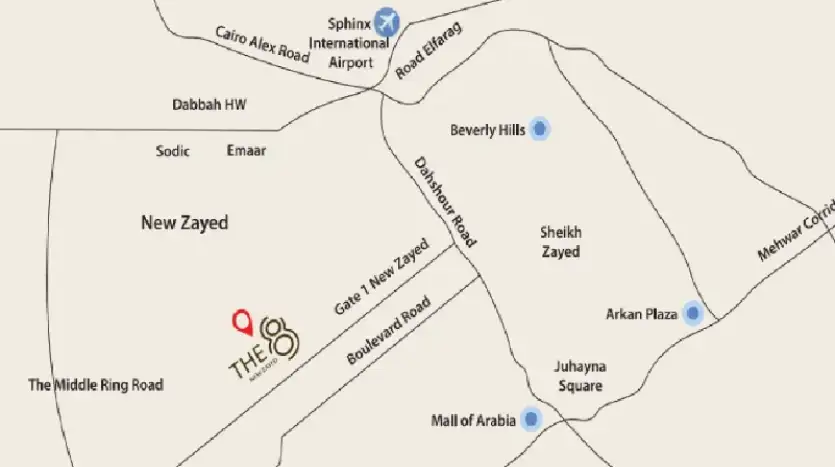 كمبوند the 8 زايد الجديدة