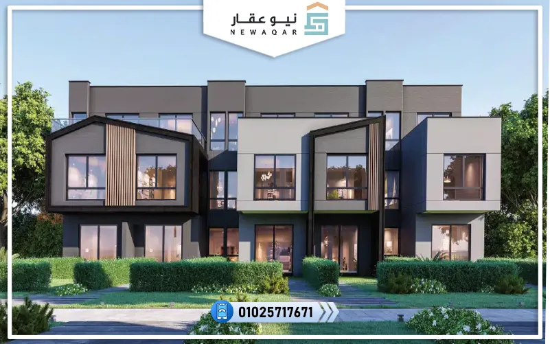 فلل 205م للبيع بالقرب من مطار القاهرة
