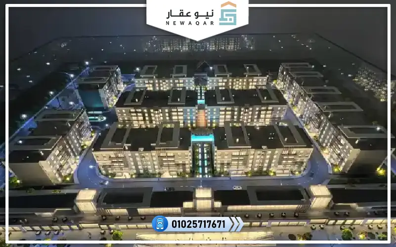 شقة للبيع 99م بجاردن 58م كمبوند اوكارديا العبور