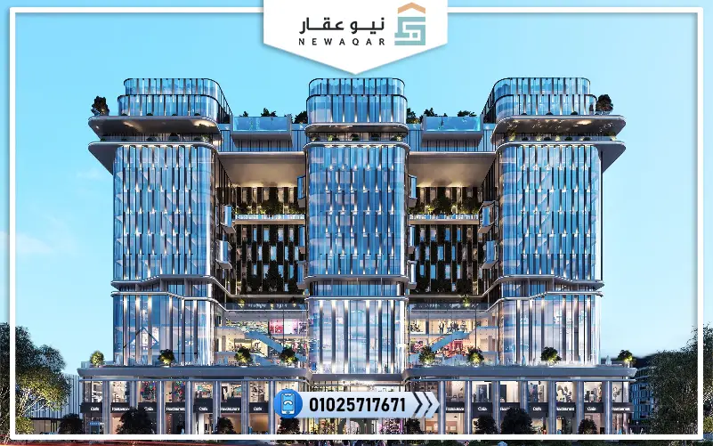 محل تجاري26م للبيع اورو تاور شركة جولدن تاون مقدم تعاقد10%