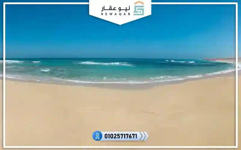 ستاند الون للبيع 350م قرية مار باي الساحل الشمالي شركة المراسم صف أول بحر