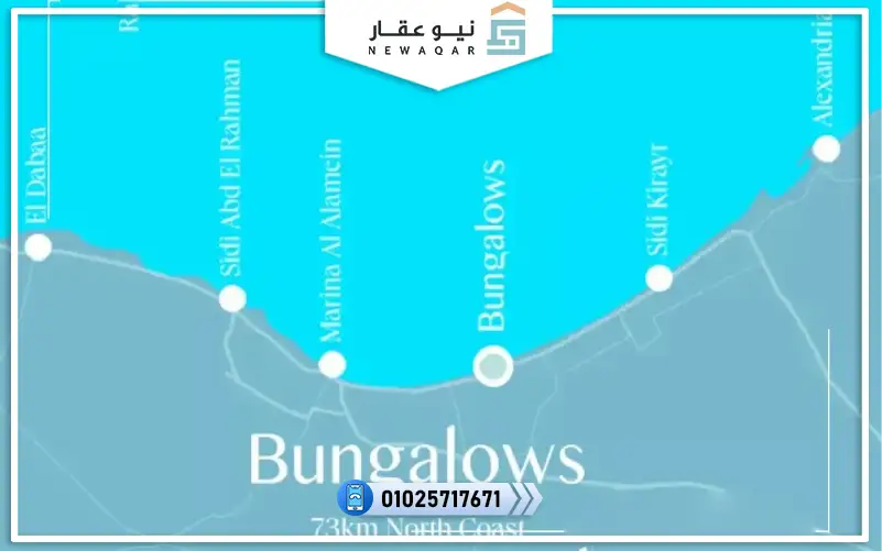 قرية بانجلوز الساحل الشمالي بمقدم 10%