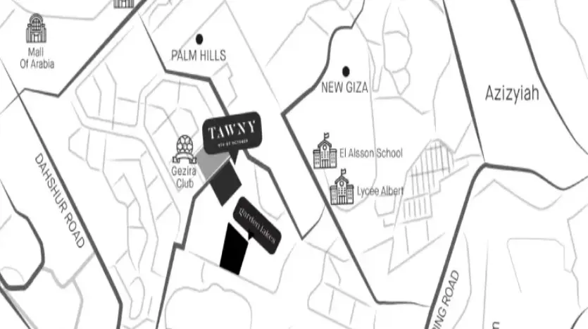 كمبوند تاوني هايد بارك أكتوبر