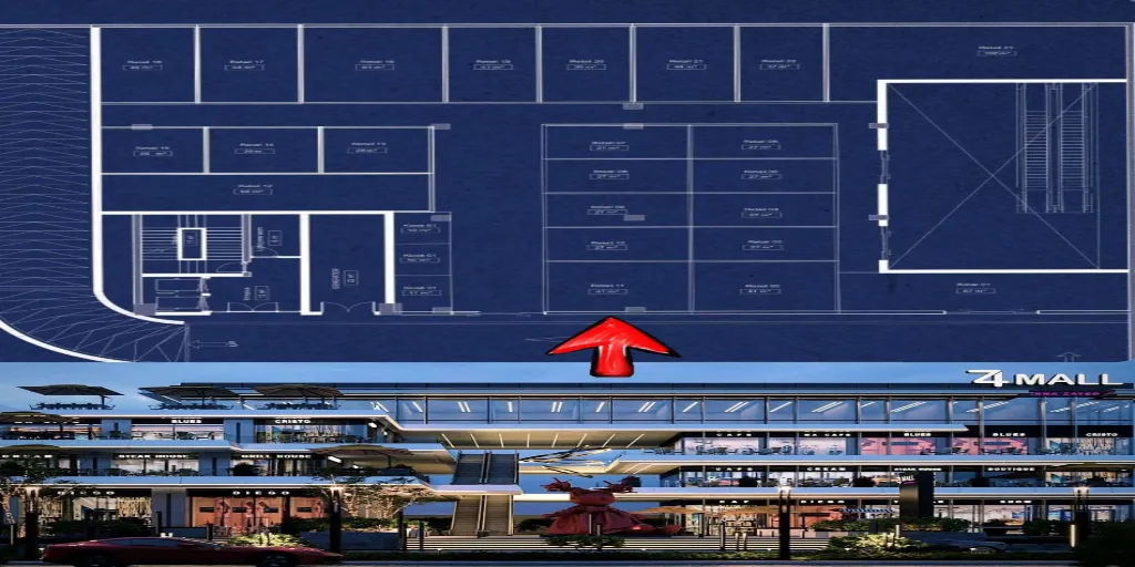 محل تجاري للبيع 23متر مول تاون بلازا 6 أكتوبر Town plaza mall 