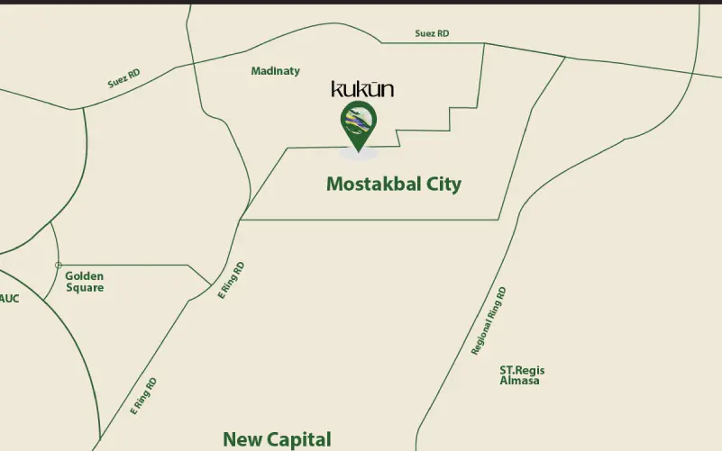 موقع كمبوند كوكون المستقبل Kukun Mostakbal