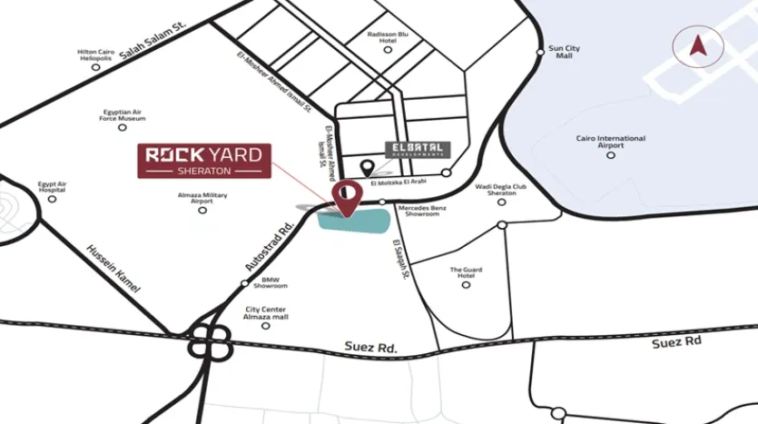 موقغ كمبوند روك يارد شيراتون Rock Yard Sheraton