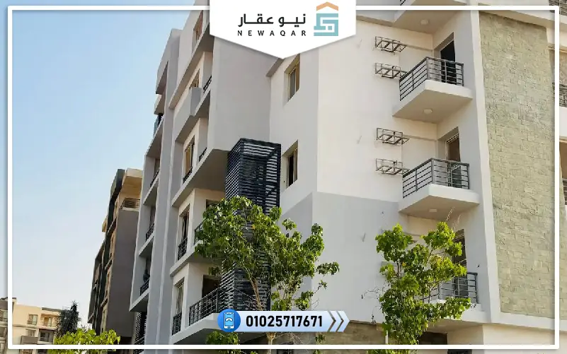 شقة 130م للبيع كمبوند ويست فيو ريزيدنس استلام سنه