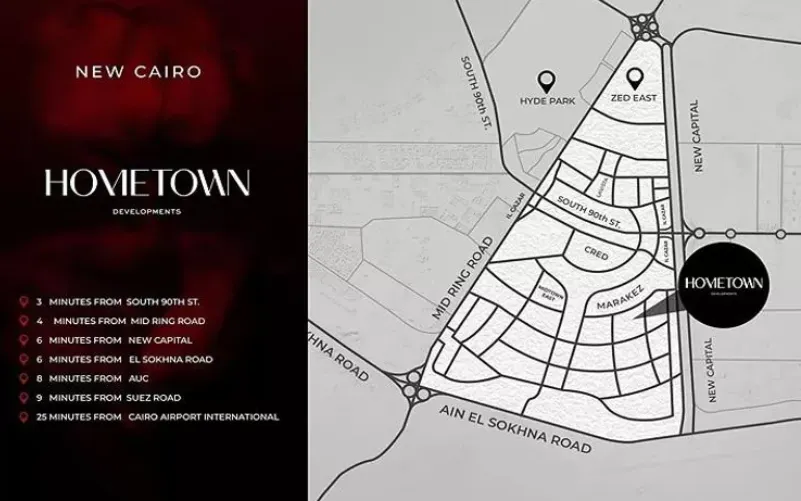 موقع مشروع Compound Home Residence New Cairo