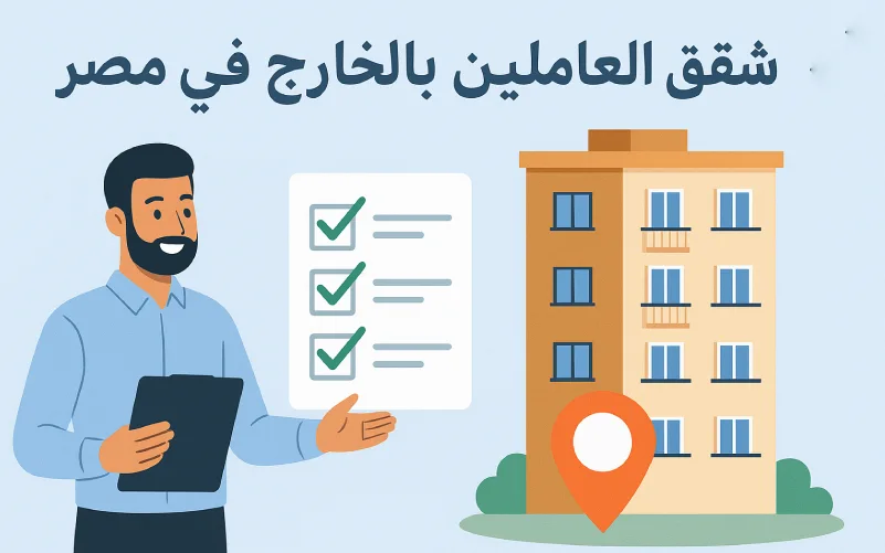 حجز شقق العاملين بالخارج في مصر 2026