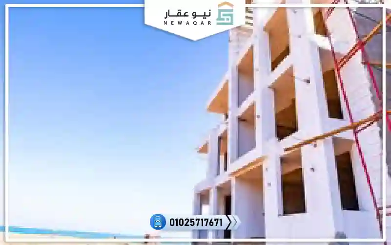 شاليه 90م للبيع استلام سنه منتجع بيلا فينتو العين السخنة سي فيو بحر