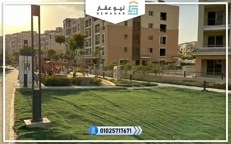 شقة للبيع 130م بجاردن 250متر كمبوند ايس ريزيدنس القاهرة الجديدة