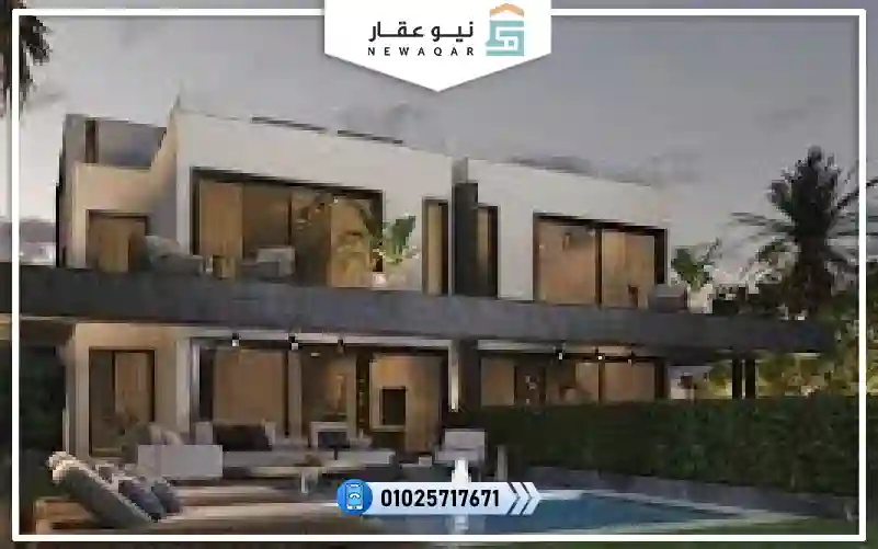 شقة للبيع 107م بجاردن 50م كمبوند ستيت التجمع الخامس بالتقسيط علي 8 سنين