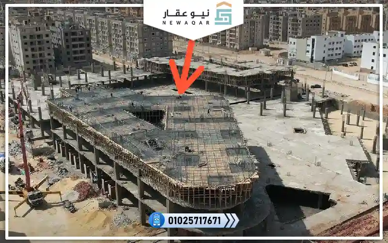 محل تجاري 69م للبيع مول وين بلازا حدائق اكتوبر بالتقسيط يصل الي 14 سنه