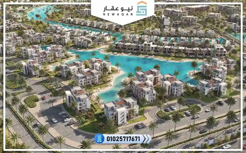 تاون هاوس ميدل 263م للبيع قرية سيلفر ساندس الساحل الشمالي