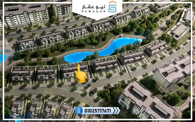 تاون هاوس للبيع 170م بحديقة 66م كمبوند ذا 101 المستقبل سيتي