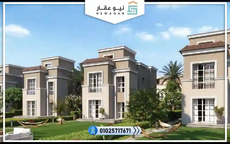فيلا للبيع 240م بجاردن 227م كمبوند ذا بترفلاي المستقبل سيتي بالتقسيط علي 144 شهر