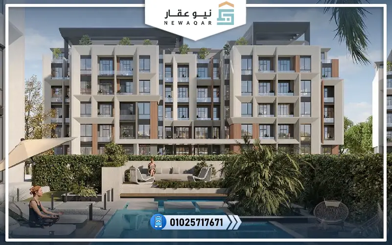ستوديو 55م للبيع كمبوند ذا ريزيدنس القاهرة الجديدة بالتقسيط علي 12 سنه