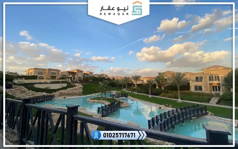 تاون هاوس كورنر 244م للبيع كمبوند ستون بارك التجمع الخامس بالتقسيط 8 س
